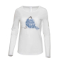 Preview: Louis & Louisa, T-Shirt, Mädchen mit Schal, print blau, Langarm